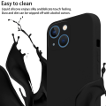 Miniatyrbillede 4 af 6: Praktisk kæde til Apple iPhone 13 MINI silikonebeskyttelse med justerbar snorhalsbånd LIQUID BLACK iPhone 13 MINI
