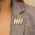 Miniatyrbilde 4 av 5: Mote kvinner beste venner søstre brosje pin skjorte cardigan badge julegave 3 Sisters