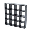 Miniatyrbild 1 av 5: 1/12 skala dockhus mini förvaringsställ modell 16 rutnät displayhylla prydnader Black