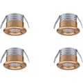 Mini Infällda LED-Spotlights, 3W, Neutralt Ljus, Set med 4