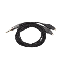 Miniatyrbilde 1 av 5: 3,5 mm oppgradert lydkabel erstatning for Sennheiser hodetelefoner Hd414 Hd650 Hd600 Hd580 Hd565 Hd545 black