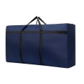 Miniatyrbilde 1 av 5: Flyttebag Oppbevaringspose Garderobearrangør Stor Kapasitet Fortykket Vanntett Støvtett Klær Dyne Sengetøy Tilbehør Blue M 105L