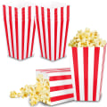 Pikkukuva 1 / 5: 12 kpl popcorn-laatikoita popcorn-karkkirasia jouluun syntymäpäiväjuhliin välipaloihin lahjoihin ranskalaiset perunat karkki punainen