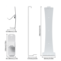 Miniatyrbilde 3 av 5: Ps5 Slim veggmontering, robust stål Ps5 Slim veggbrakett for Playstation 5 Slim Disc og Digital Edition, med hodetelefonholder White