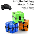 Miniatyrbillede 5 af 7: Infinity Cube Fidget Legetøj, Fidget Legetøjssæt, Fidget Legetøj Cube, Fidget Legetøj Pakke, Infinity Cube Metal (4 Stykker)