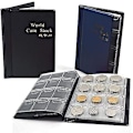 Miniatyrbilde 1 av 4: 2 stk. Myntsamler 240 Samlealbum MyntHoldere Myntsamlere Hefte Samling Oppbevaring Myntbok