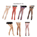 Miniatyrbilde 4 av 4: Over The Knee Strømper Blonder Lårhøye Strømper Høy Elasticitet Pink