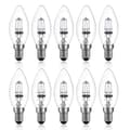 42w E14 C35 Dimmable Halogen Bulb Ac 220-240v Warm White 2700k E14 Transparent Halogen Light Source (10pcs)