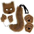 Reve-cosplaytilbehør med maske og hale brown One size