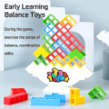 Miniatyrbillede 2 af 5: Balancing Blocks Game - Tetra Tower Stacking - 48 stk - Splinterny