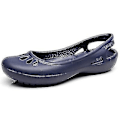 Miniatyrbillede 1 af 4: Dame Strandsko Slippers Damesko Træsko Jelly Sandaler Skridsikre Vandtætte Havesko Navy W9(39-40)