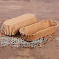 Miniatyrbillede 2 af 4: 50 stk bagepapir liners Lige brødform Bagepapir liners brødform