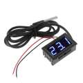 Miniatyrbild 1 av 5: 0,56\" Ds18b20 Digital Termometer Vattentät Temperatursensor Sond Dc 12v 24v Blue