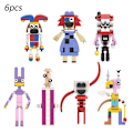 Miniatyrbillede 1 af 5: Fantastiske digitale cirkus byggeklodser legetøjsmodel figur hjem dekoration skrivebords pynt gaver