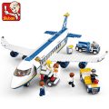 Miniatyrbilde 3 av 5: City Cargo Fly Fly Lagring Flyplass Airbus Fly Avion Teknisk Kreativ Byggeklosser Pedagogiske Leker For Barn| | - 463pcs no box