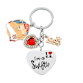 Miniatyrbillede 1 af 2: 2023 Taylor Swift Nøglering Taylor I'm A Swiftie I Love T.s Nøglering Julegaver Til Swiftie Fans Kvinder Piger