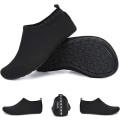 Miniatyrbillede 5 af 5: Men's Women's Beach Shoes Unisex Water Shoes Aqua Socks Quick Dry Swim and Water Beach Swimming Shoes,Black,36-37EU