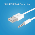 Miniatyrbillede 4 af 5: Usb-opladerdatakabel 3,5 mm synkroniseringslydkabel til Ipod Shuffle 3. og 4. generation