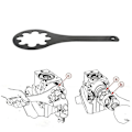 Pikkukuva 3 / 5: Spanner-mutterin avain Mercruiser Alpha One & Bravo -malleihin, korvaa 91-17256, 91-36235, 18-9803 black