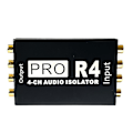 Miniatyrbillede 1 af 5: RCA Audio Isolator 4CH Audio Støjreduktion Strøm Jord Loop Audio Isolator til Bil Audio Modifikation Black
