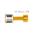 Miniatyrbilde 1 av 5: Hybrid Dual Micro Nano Sim-kort Adapter Konverter Utvidelse SD-spor Android Shytmv A2
