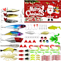 Miniatyrbild 3 av 5: Fiske-Adventskalender 2024 Vuxna Män Tonåringar Pojkar 24 Dagars Fiske Nedräkningskalender A