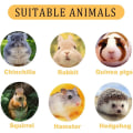 Miniatyrbillede 5 af 5: Marsvine seng hamster seng sovepose hule rede blød varm sutsko marsvine hus kæledyr vinter sengetøj