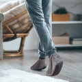 Miniatyrbillede 4 af 5: Vaskbare Oversko Skridsikre 6 Par Genanvendelige Anti-slip Fløjls Skoovertræk