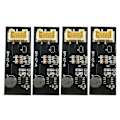 Miniatyrbillede 1 af 5: Til X3 F25 2011-2017 Bagerste Førerside F25 B003809.2 Led Lys Plug And Play Reparation Udskiftningskort Baglygte 4stk Black