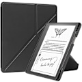 Miniatyrbilde 1 av 5: Magnetisk PU-lærdeksel for Kindle Scribe 2022 10,2-tommers E-leser Black