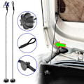 Pikkukuva 1 / 5: 2kpl Skoda Octavia a5 a7 1z 5e Superb 3t 3v Fabia Rapid Yeti Scala Roomster Citigo -pakettihyllyn hihna, naru, pidike