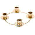 Miniatyrbillede 2 af 2: Advent Lysestage Krans Jern Lysestage Ringformet Lysestage Advent Lysestage