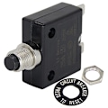 Miniatyrbillede 2 af 5: 125-250V AC 50V DC Trykknap Strømafbryder 25A Termisk Overbelastningsbeskyttelse L1 Manuel Reset Termisk Strømafbryder Black