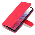 Pikkukuva 5 / 5: Samsung Galaxy A55 5G nahkakotelo lompakkopuhelinkotelo magneettilukolla Red