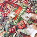 Miniatyrbillede 4 af 5: Jule smykker gave nedtælling kalender advent halskæde blind box øreringe håndholdt gaveæske blind box