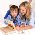 Miniatyrbillede 4 af 4: Læring Legetøj Slide Puslespil Farve & Form Matching Hjerne Teasers Logik Spil Førskolepædagogiske Trælegetøj Til Børn Drenge Piger Alder 3 4 5 6 7 År O