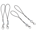 Miniatyrbillede 3 af 5: 10 stk. Lanyard nøglering til USB Flash Drive Strap String Sort Hfmqv