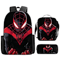 Miniatyrbillede 1 af 4: Across The Spider-verse Skoletaske Rygsæk Studerende Børn Taske Penalhus 3-delt Sæt Style I