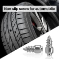 Miniatyrbillede 4 af 5: 100 stk. Stud Skruer 9mm + 1 stk. Borhylster, Auto Bil SUV ATV Anti-slip Skrue Stud Hjul Dæk Sne T