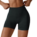 Miniatyrbillede 1 af 5: Sømløse Hip Lift Sports Shorts Høj Elastisk Åndbar Fitness Bukser Til Løb Cykling Grey L
