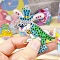 Miniatyrbild 5 av 5: 8 st/set Påsk Diamantmålning Nyckelring 5d Diy Diamantmålning Kit Påskägg Kanin Kyckling Hängande Diamantkonst Kits Påskprydnader För Vår Påsk