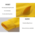 Miniatyrbillede 4 af 5: Joggingdragt Mænd Trænings Sæt Hoodie Top Sportstøj Langærmet Sweatshorter Hoodie Bukser Sportstøj Casual Sport Gul S yellow s