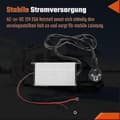 Miniatyrbilde 3 av 5: 240V til 12V AC/DC Strømforsyningsadapter Transformator Strømforsyningsadapter for 5-8 KW Dieselvarmer for Bobil EU-plugg