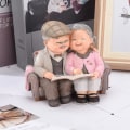 Miniatyrbillede 4 af 5: Harpiks ældre par boligindretning, bryllupsdagsgave-yvan A1