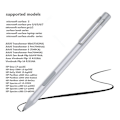 Miniatyrbild 4 av 4: Penna för Microsoft Surface, kompatibel med Surface 3, Surface Go, Surface Pro 3, Surface Pro 4, Surface Pro 5, Surface Pro (2017), Surface Pro 6, Surf Silver