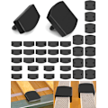 Miniatyrbillede 5 af 5: 36 stk. sengespjældsholdere i plast, side- og midterste sengespjældsholdere til enkeltsenge, dobbeltsenge og kingsize-senge (55 mm x 9 mm indvendigt)