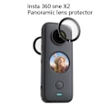 Miniatyrbild 5 av 5: 6x Linsskydd Kamerahus Självhäftande Skyddsskydd Kit Linsskydd Med Lim För Insta 360 One X2 Black
