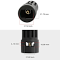 Miniatyrbilde 4 av 6: Reservedeler for Karcher høytrykkspylertilbehør, kompatibel med høytrykkspyleradapter 1/4 tommers hurtigkobling