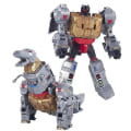 Miniatyrbild 1 av 5: Bpf Dinoking Dinobot G1 Transformation Dinosaurier Action Figur Leksaker Modell Grimlock Slag Slam Snarl Swoop Deformation Bilrobot BPF Grimlock no box