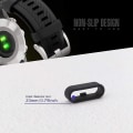 Miniatyrbilde 3 av 4: 10 stk. Remstropp for klokke, kompatibel med Garmin Vivoactive 3 & Music Secure Silikonring - (svart)